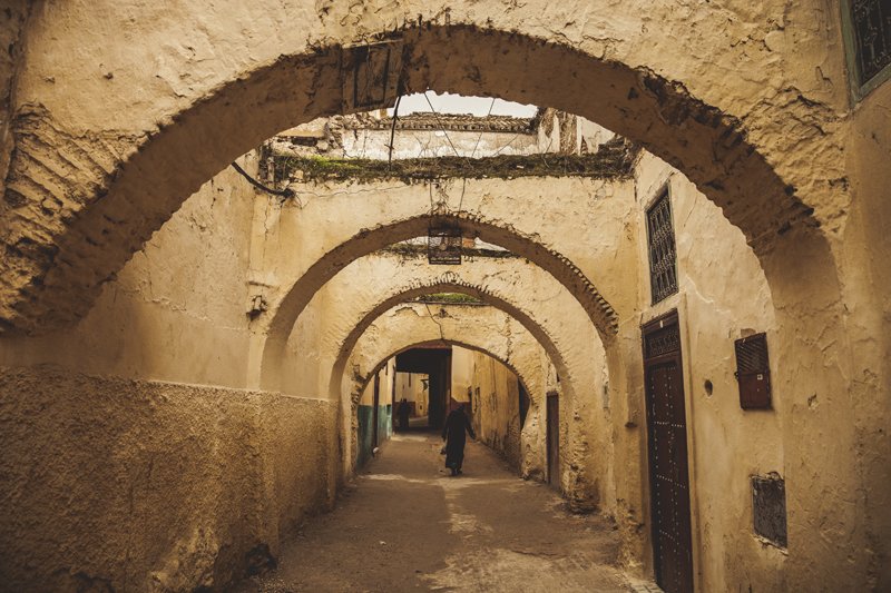 Small alley in Meknes